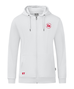 JAKO Organic Kapuzenjacke Weiss F000