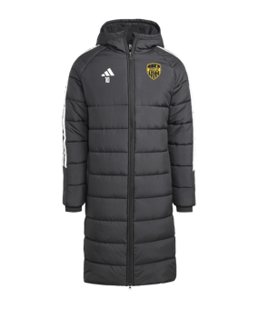 Veste longue de coach adidas Tiro 24 noir blanc 