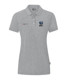 JAKO Organic Polo Shirt Damen Grau F520