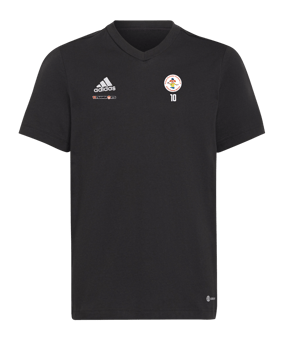 adidas Entrada 22 T-Shirt Kids Schwarz