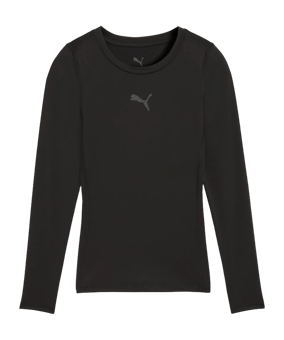 PUMA teamLIGA26 Baselayer LS T-Shirt Kids Schwarz F03 - schwarz