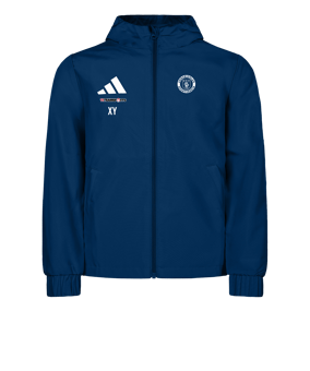 adidas Entrada 26 Regenjacke Dunkelblau
