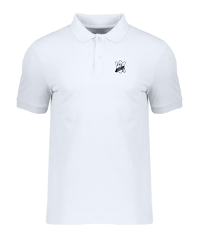 Stanley & Stella Merch Prepster 2.0 Polo Weiß | #justlogo1c