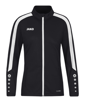 JAKO Power Polyesterjacke Damen Schwarz F800