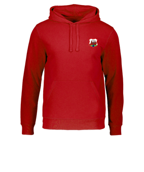 Merch Drummer 2.0 Hoody Red | #justlogo4c