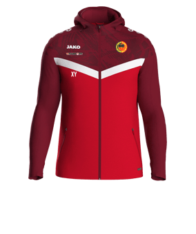 JAKO Iconic Kapuzenjacke Rot F103