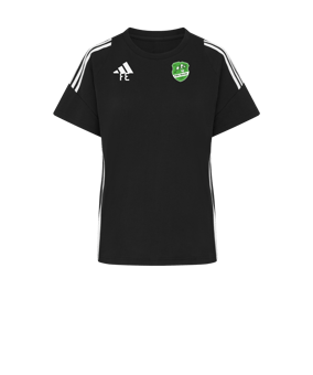 adidas Tiro 24 T-Shirt Damen Schwarz Weiss
