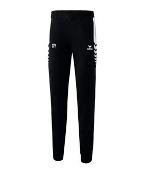 Erima Six Wings Worker Hose Damen Schwarz Weiss