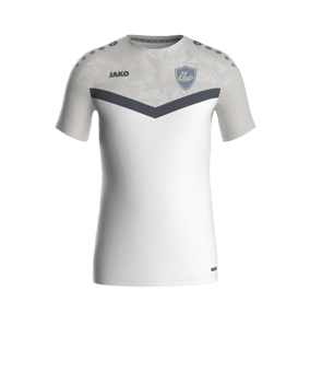 JAKO Icon T-Shirt Kids Weiss Grau F016