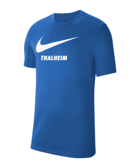 Nike Park 20 T-Shirt Swoosh Blau Weiss F463