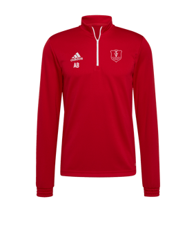 adidas Entrada 22 HalfZip Sweatshirt Rot