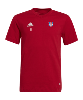 adidas Entrada 22 T-Shirt Kids Rot