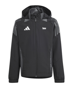 adidas Tiro 24 Competition Allwetterjacke Kids Schwarz