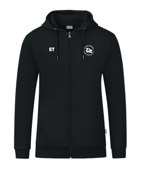 JAKO Organic Kapuzenjacke Schwarz F800