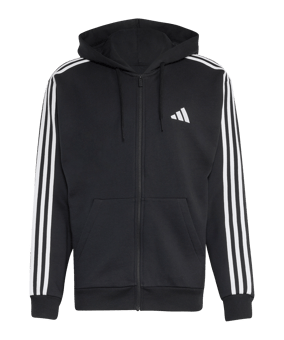 adidas Essentials 3-Stripes French Terry Veste à capuche Noir - noir