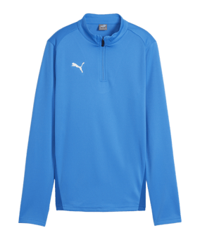 PUMA teamGOAL Training 1/4 Zip Sweatshirt D F02 - hellblau