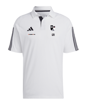 adidas Tiro 23 Competition Poloshirt Weiss
