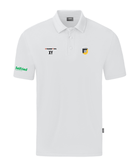 JAKO Organic Stretch Polo Shirt Weiss F000