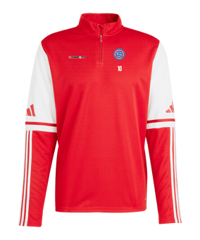 adidas Squadra 25 HalfZip Sweatshirt Rot