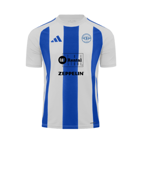 adidas Striped 24 Trikot Weiss Blau