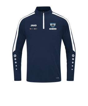 JAKO Power Sweatshirt Blau Weiss F900