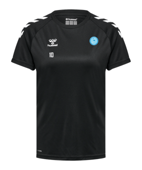 Hummel Core XK Poly T-Shirt Damen Schwarz F2009