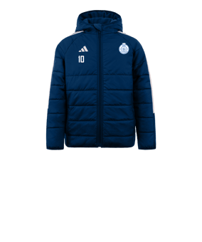 Veste d'hiver enfant adidas Tiro 24 bleu blanc 