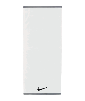 Nike Fundamental Towel Handtuch Gr. L Weiss F101N - weiss
