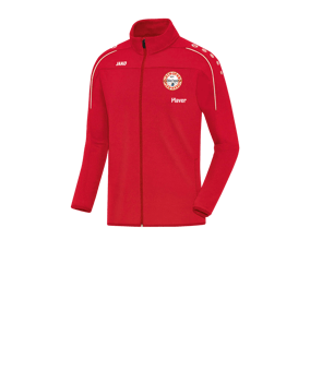 JAKO Classico Trainingsjacke Kids Rot Weiss F01