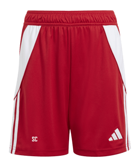 adidas Tiro 24 Short Kids Rot Weiss
