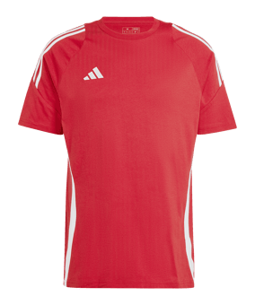 adidas Tiro 24 T-Shirt Rot Weiss - rot