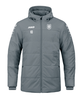 JAKO Team Coach Kapuzenjacke Kids Grau F840