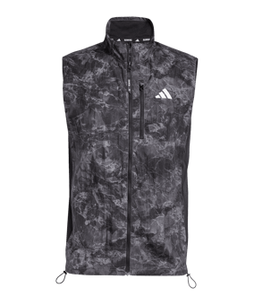 adidas Own The Run Spray Dye Gilet Gris - gris