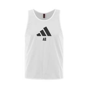 adidas Training BIB Kennzeichnungshemd Weiss