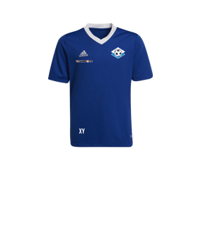 adidas Entrada 22 Trikot Kids Blau Weiss