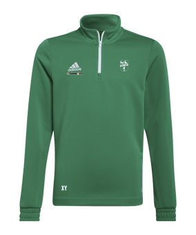 adidas Entrada 22 HalfZip Sweatshirt Kids Grün
