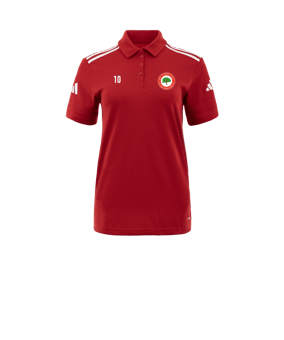 adidas Squadra 25 Polo Damen Rot