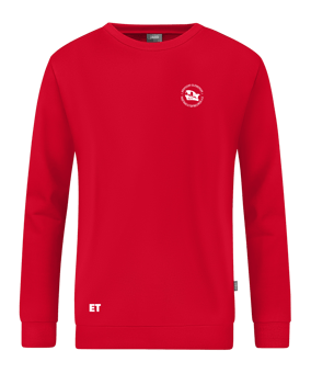 JAKO Organic Sweatshirt Rot F100