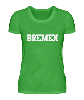 Damen T-Shirt "Bremen" Grün - gruen