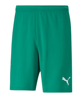PUMA teamRISE Short Grün Weiss F05 - gruen