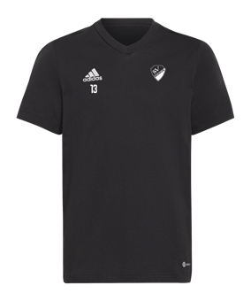 adidas Entrada 22 T-Shirt Kids Schwarz