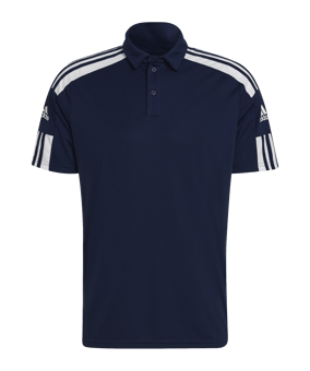 adidas Squadra 21 Poloshirt Blau Weiss - blau