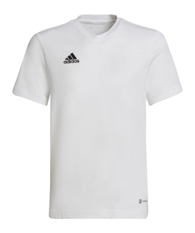 adidas Entrada 22 T-Shirt Kids Weiss