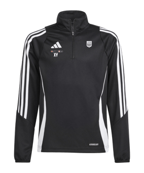 adidas Tiro 24 Trainingstop Kids Schwarz Weiss