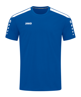 JAKO Power T-Shirt Blau Weiss F400 - blau