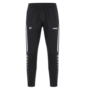 JAKO Power Polyesterhose Schwarz Weiss F802