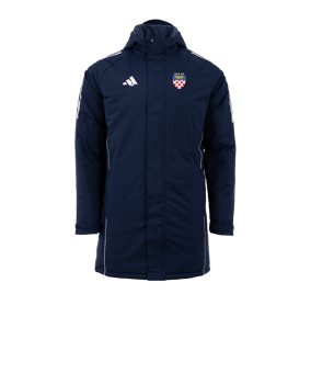 Veste à capuche adidas Tiro 24 bleu blanc 