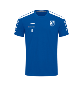 JAKO Power T-Shirt Blau Weiss F400