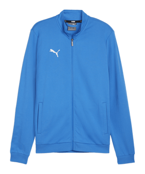 PUMA teamGOAL Casual Trainingsjacke Blau Weiss F02 - blau