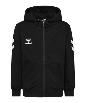 Hummel Go 2.0 Chevron Kapuzenjacke Kids Schwarz F2001 - schwarz